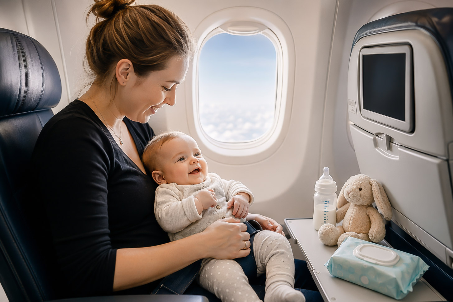 vliegen met een baby
